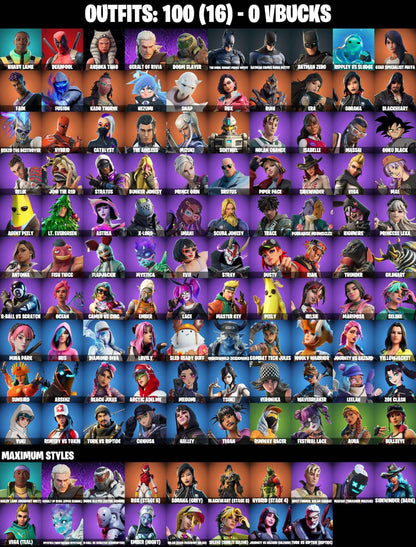 100+ Skins