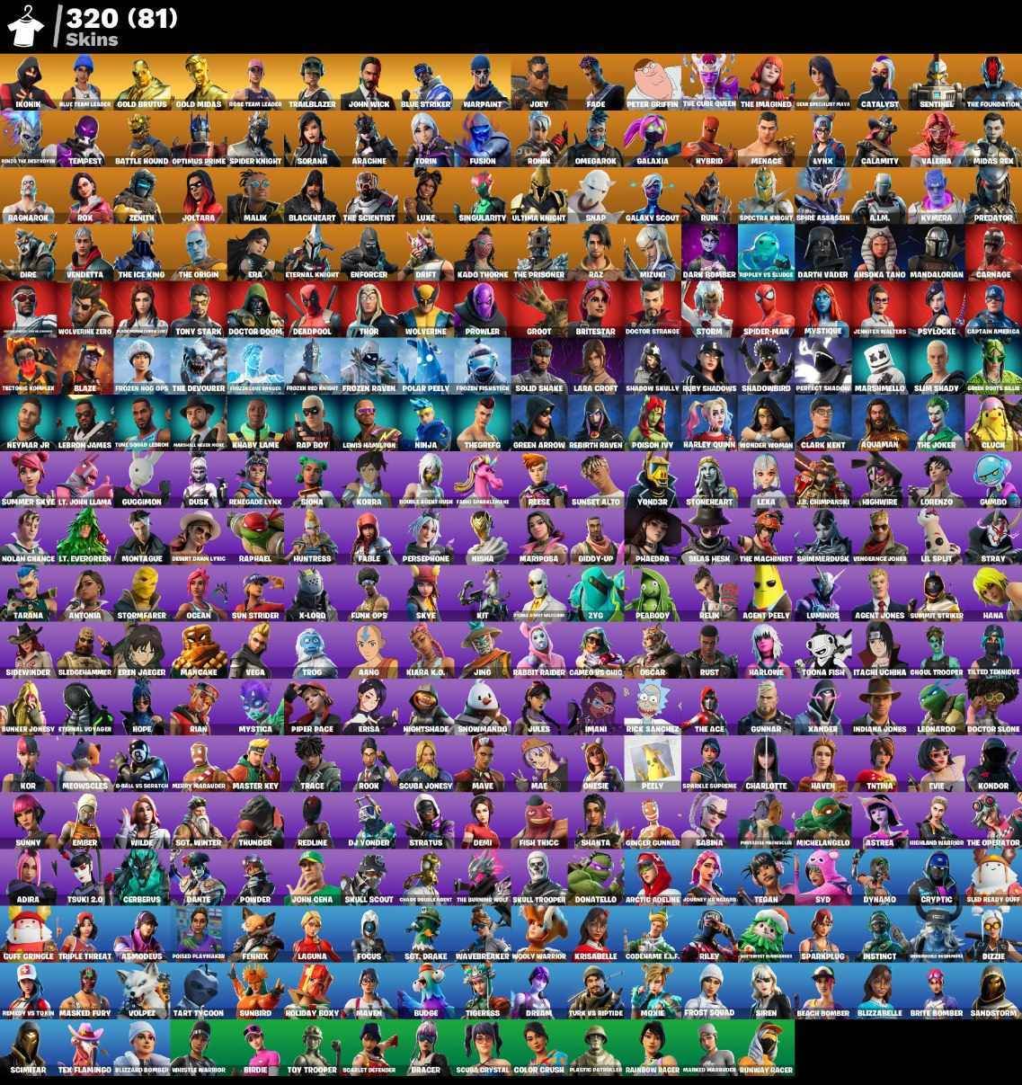 300+ Skins