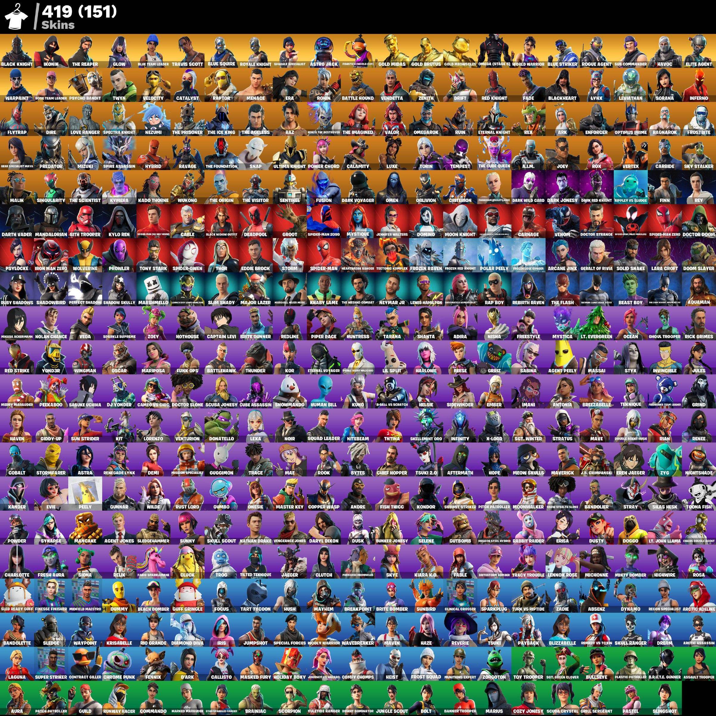 400+ Skins